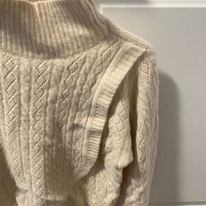 ASTR The Label Knit Cream Sweater